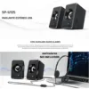 Parlantes-USB-Genius-SP-U125-Black-Sonido-claro-3W-compactos-3 Parlantes USB Genius SP-U125 Black Sonido claro 3W compactos