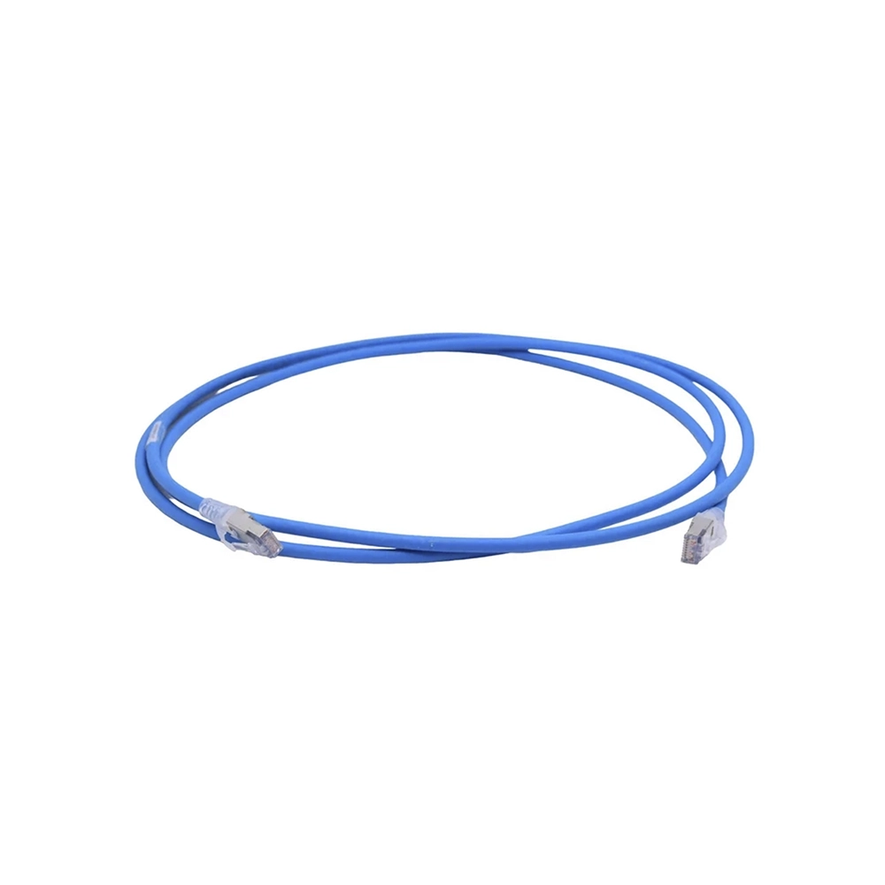 Patch Cord Cat 6 Azul 10ft Alta Velocidad para Redes y Voz