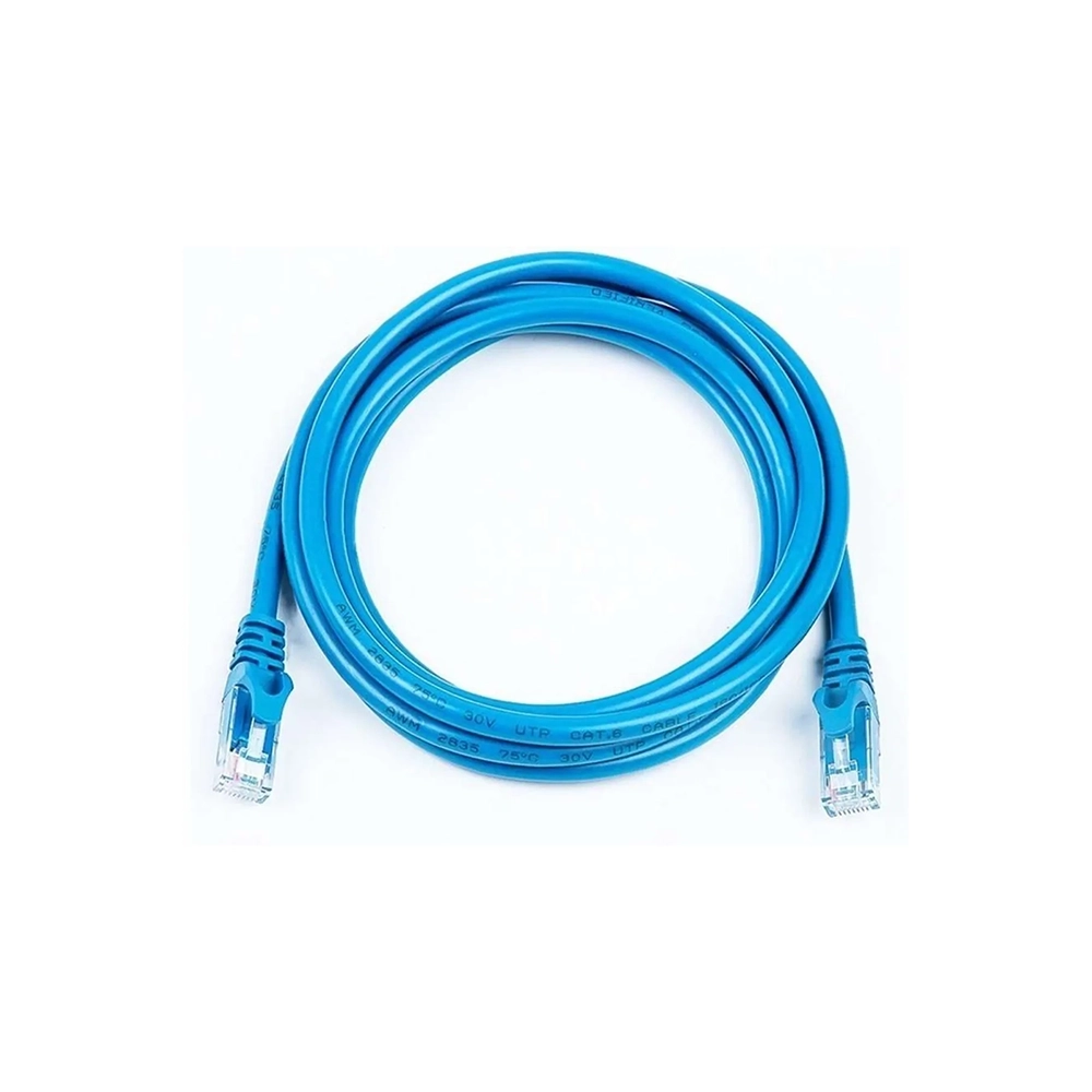 Patch Cord Cat 6 Azul 5Ft Alta Velocidad Redes Voz/Datos