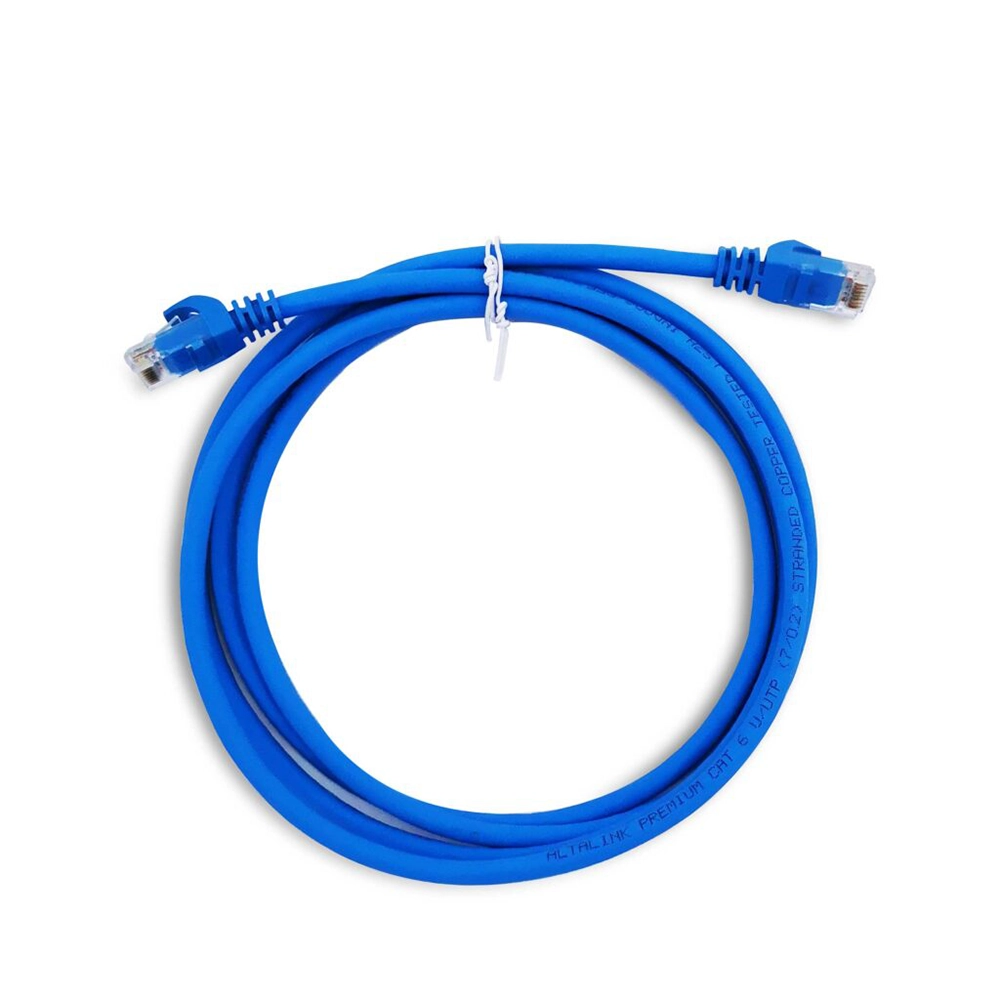 Patch Cord Cat 6 UTP Azul 7Ft Alta Velocidad Redes Nexxt