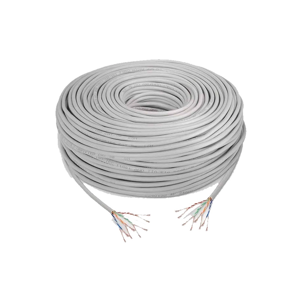 Patch Cord Cat6 Hikvision 3M Gris Alta Velocidad Confiable