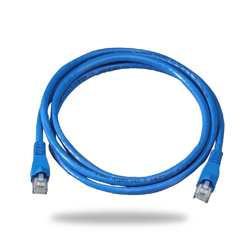 Patch Cord Hikvision Cat6 2Mts Azul Ds-1np6ueco Alta Velocidad Profesional