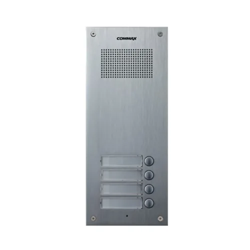 Placa Portero Multifiliar Audio DR-4UM 4 Conexiones Profesional