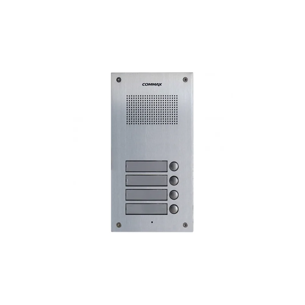 Placa Portero Multifiliar Audio DR-4UM 4 Conexiones Profesional