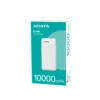 Power Bank Adata C100 10,000mAh Tipo C Blanca Carga Rápida 20W