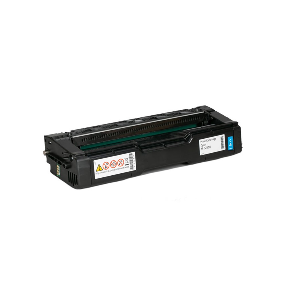 RICOH-408337-1-7.jpg Cartucho de Tóner Ricoh Cyan M C 250H Alto Rendimiento 6300 Páginas