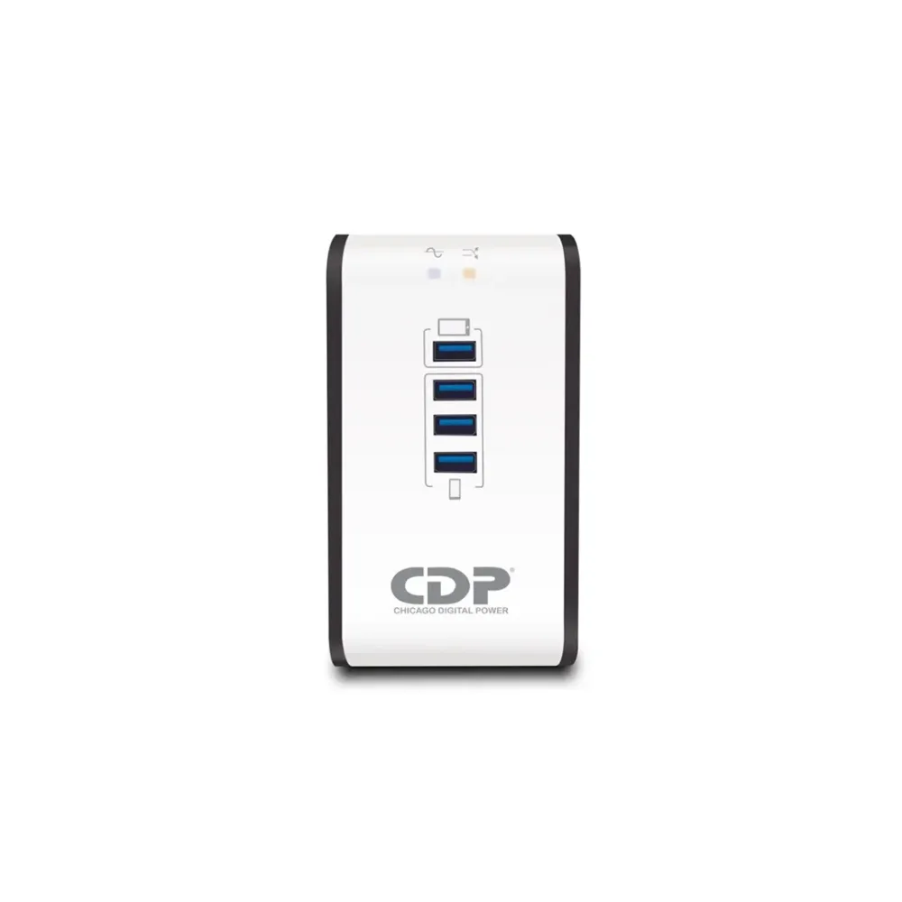 Regulador de Voltaje CDP R2CU-AVR1008 1000VA 8 Tomas USB AVR