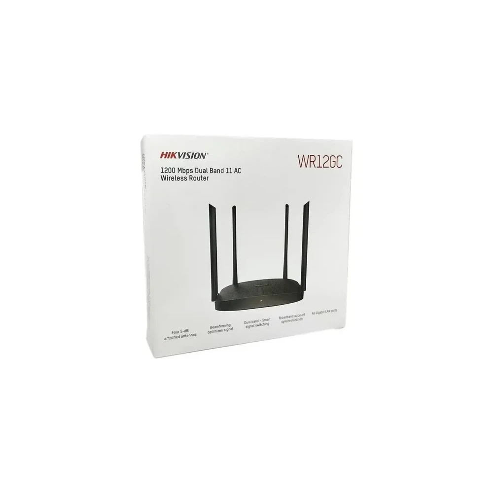 Router Hikvision WR12GC 4 Antenas Dual-Giga Alta Cobertura