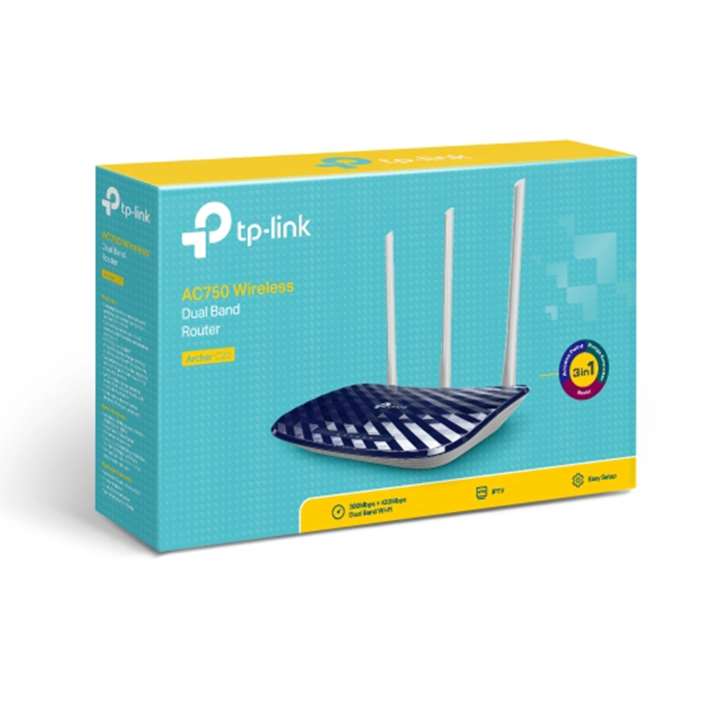 Router Banda Dual TP-Link Archer C20W Wi-Fi Rápido Hogar y Oficina