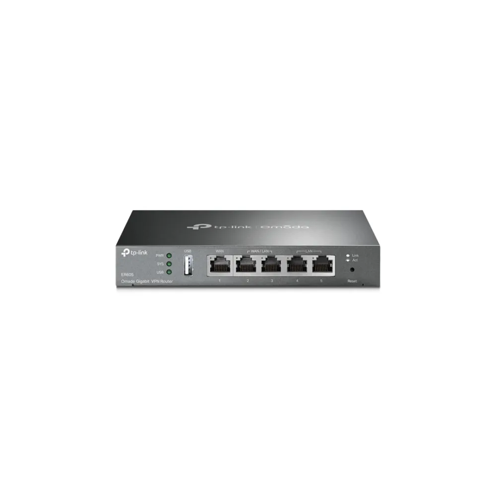 Router TP-Link ER605 SafeStream VPN Gigabit Multi-WAN para oficina