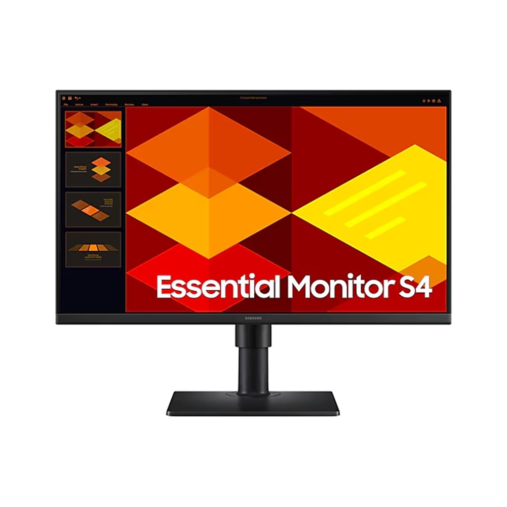Monitor Samsung 24" S4 Altura Ajustable Full HD 100Hz Ergonómico