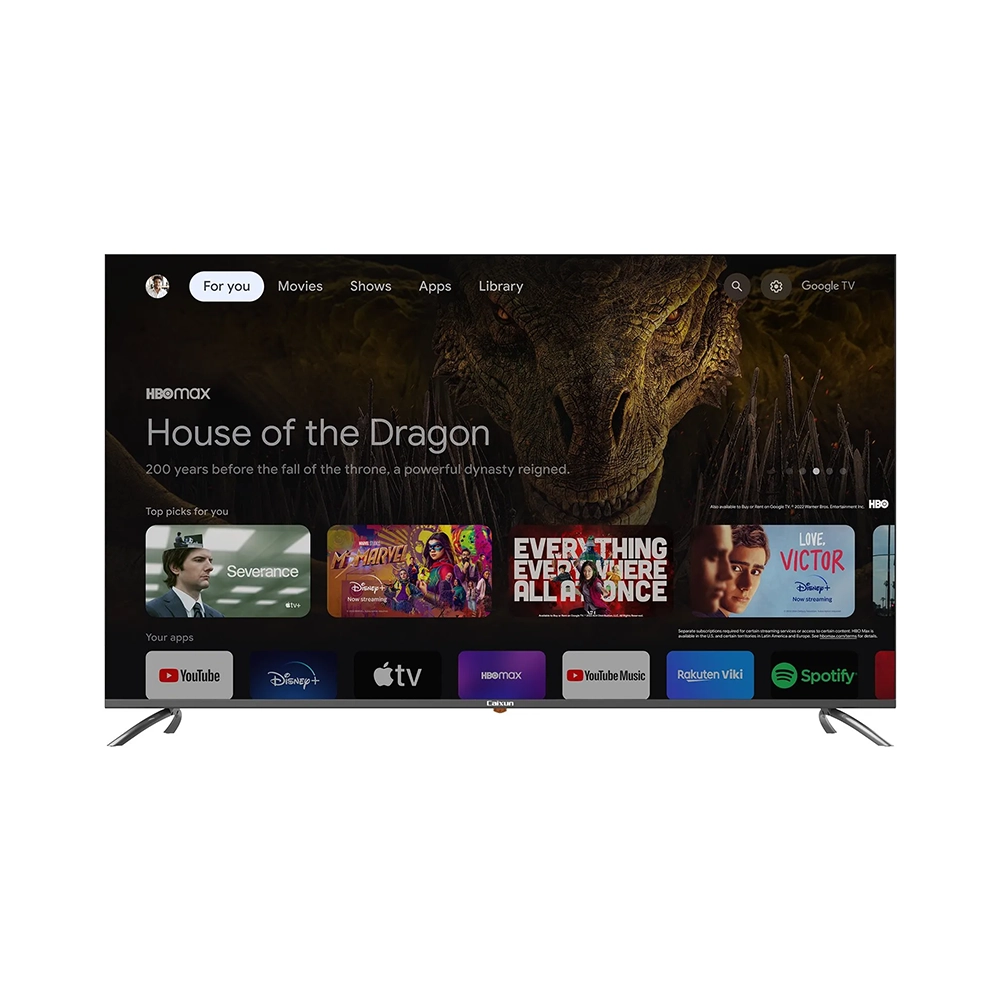 Smart TV Caixun 50" C50VAUG LED Ultra HD 4K GoogleTV Android 11