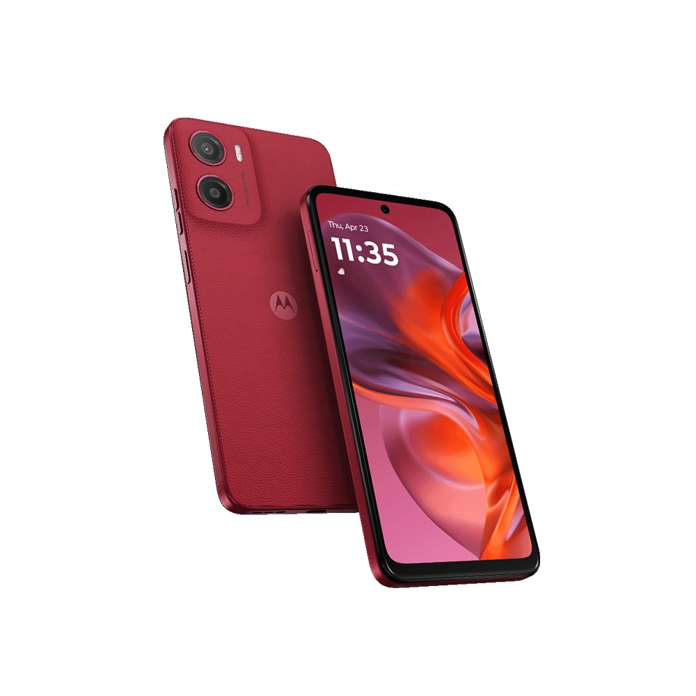 Smartphone Motorola Mobility moto g05 128GB - 4G - 16.9cm (6.7") LCD 1612 x 720 - Octa-core (8 núcleos) (Cortex A75Dual-core (2 núcleos) 2GHz + Cortex A55 Hexa-core (6 Core) 1.70GHz - 4GB RAM - Android 15 - Rojo Ciruela