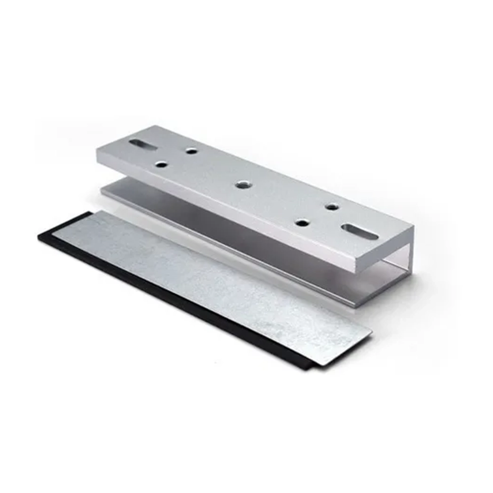 Soporte en U Acero Inoxidable para Electroimán LM1802 Control Acceso