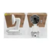 Soporte Pared Caja Hikvision DS-1273ZJ-130B Aluminio Domo Seguridad