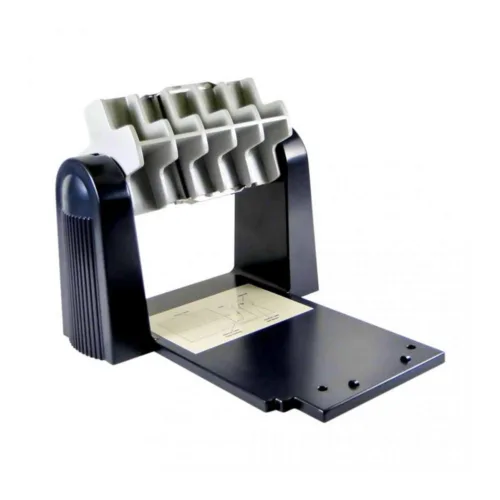 Soporte Rollos Etiquetas 3" Núcleo Unwinder 8" Industrial Eficiente