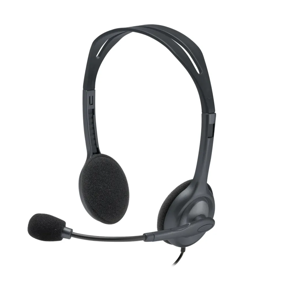 Diadema Stereo Headset H111 Logitech Audio Estéreo Universal