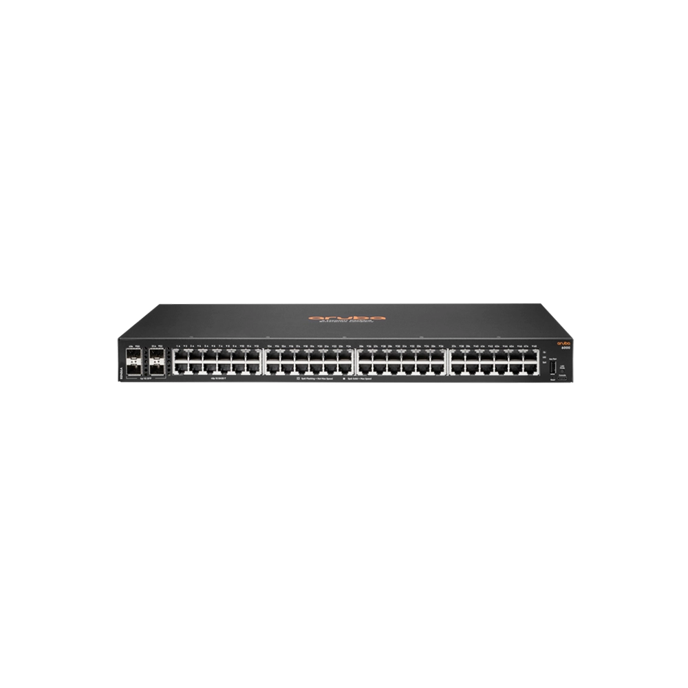 Switch Aruba 6000 48G PoE Plus 4 SFP Gestión Avanzada Empresarial