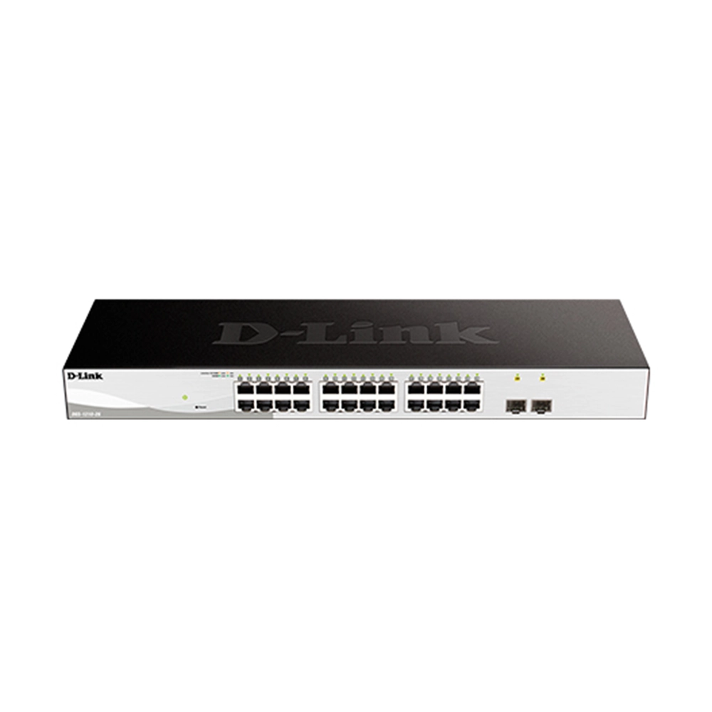 Switch Gigabit D-Link DGS-1210-26 Smart Managed 24 Puertos L2