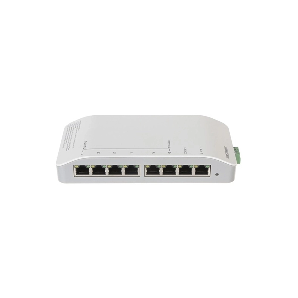 Switch RJ45 6 Monitores Hikvision DS-KAD606-P LAN 24VDC PoE