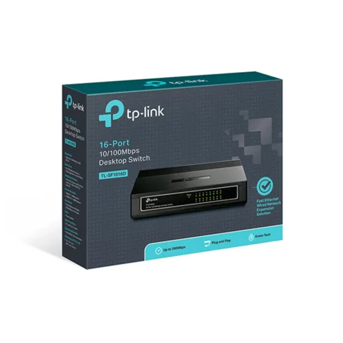 Switch 5 Puertos Hikvision 10/100 Mbps Compacto Estable