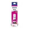 Botella Tinta Magenta Epson T504 Original Compatibilidad EcoTank XL