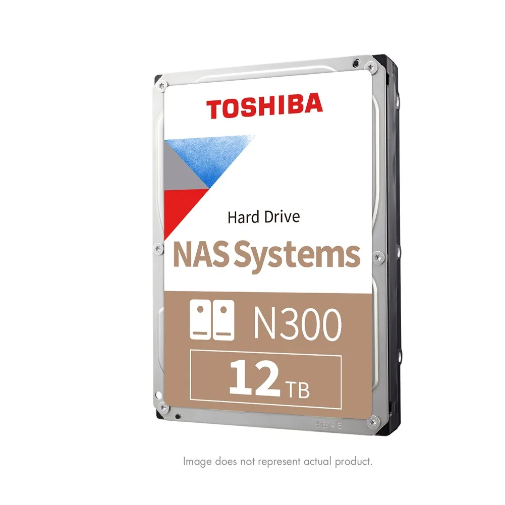 Disco Duro Interno Toshiba N300 12TB Alto Rendimiento NAS 7200RPM