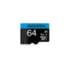 Tarjeta MicroSD Adata 64GB Clase 10 A1 100MB/s Rápida y Segura