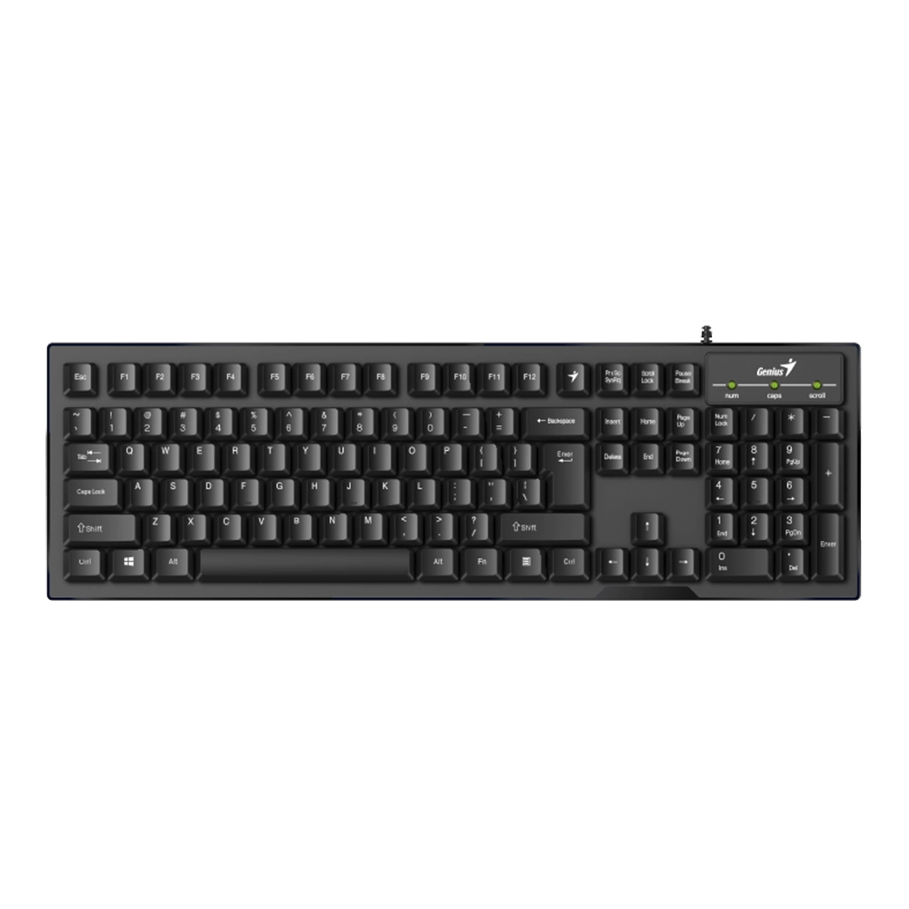 Teclado Genius KB-102 USB Teclas Altas Personalizables