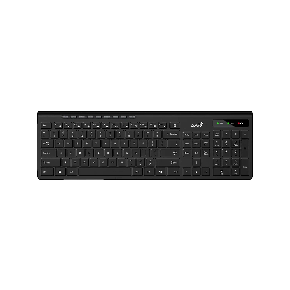 Teclado Inalámbrico Genius SlimStar 7230 Diseño Ultra Delgado Moderno