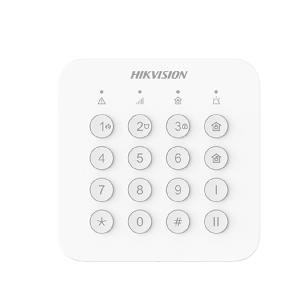 Teclado inalámbrico Hikvision AX Home DS-PK201B-WB con pantalla