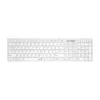 Teclado USB Genius Slimstar 126 Blanco Diseño Delgado Multimedia
