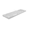 Teclado USB Genius Slimstar 126 Blanco Diseño Delgado Multimedia