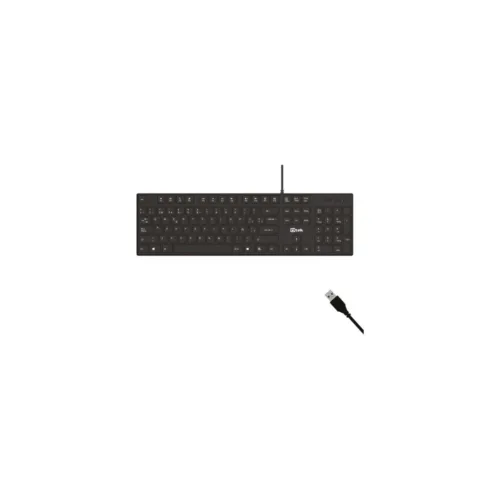 Combo teclado y mouse Jaltech ergonómico inalámbrico office