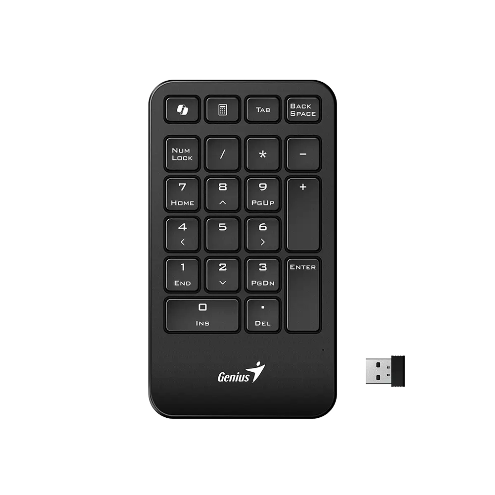 Teclado numérico Genius Numpad 1000 2.4 GHz portátil plug and play