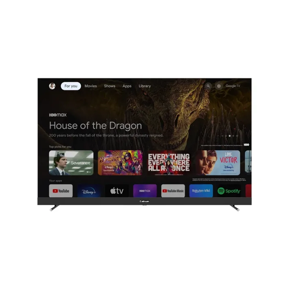 Televisor 50 pulgadas Caixun 4K Google TV Karaoke barra sonido