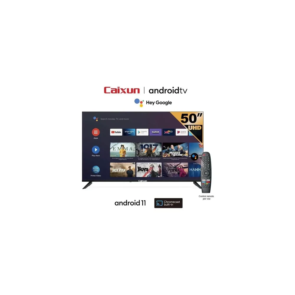 Televisor Caixun C50V1UA 50 pulgadas 4K Google TV Bluetooth
