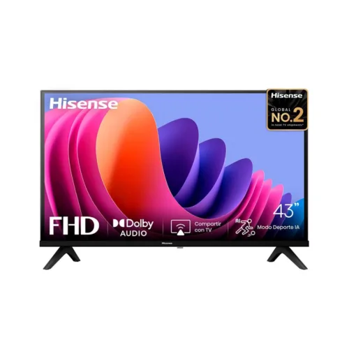 Televisor LED FHD Hisense 43A4NV Smart TV VIDAA Imagen Nítida