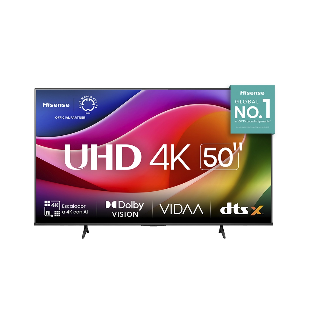 Televisor LED UHD 4K Hisense 50A5NV Smart TV VIDAA U9 Ultra Realista
