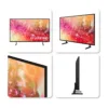 Televisor Samsung 55" 4K Smart TV LED Crystal Colores Realistas