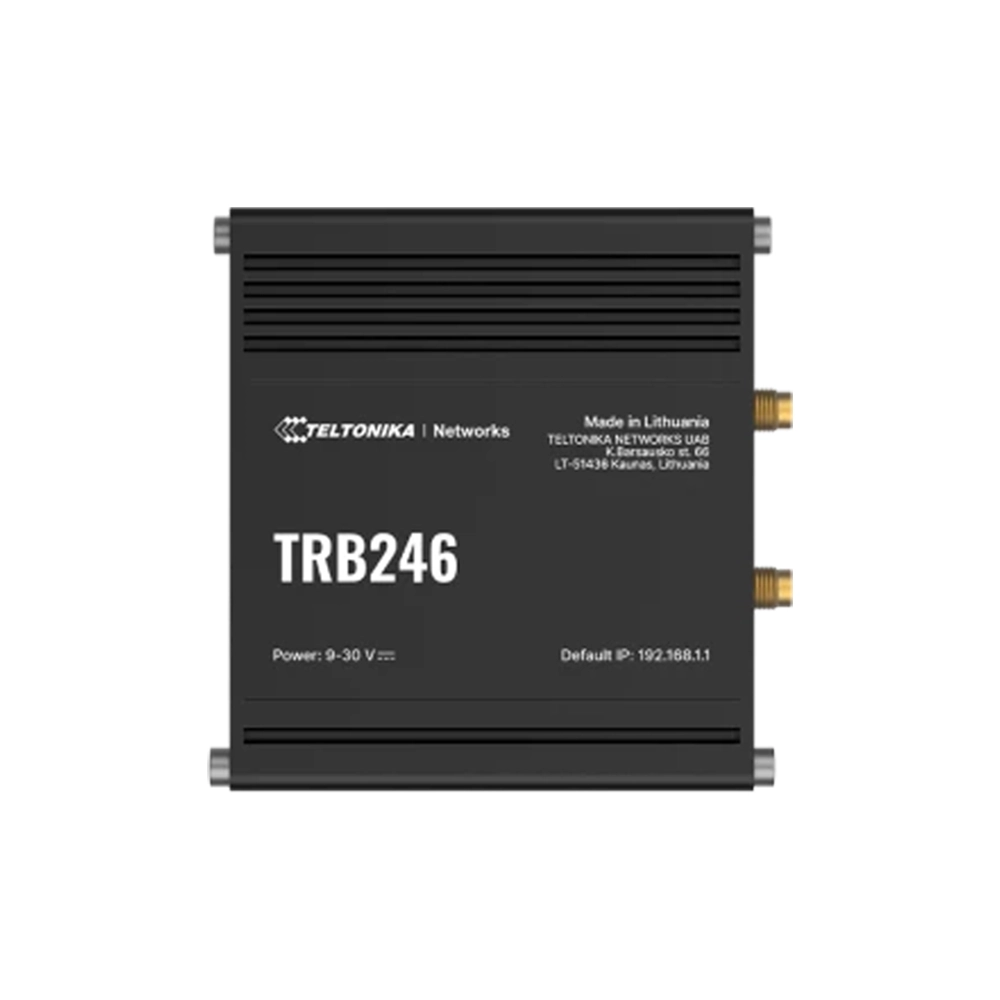 Gateway IoT Teltonika TRB246 4G LTE RS232 RS485 aluminio