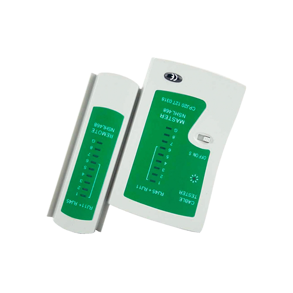 Tester de cable de red y telefonía multifunción portátil