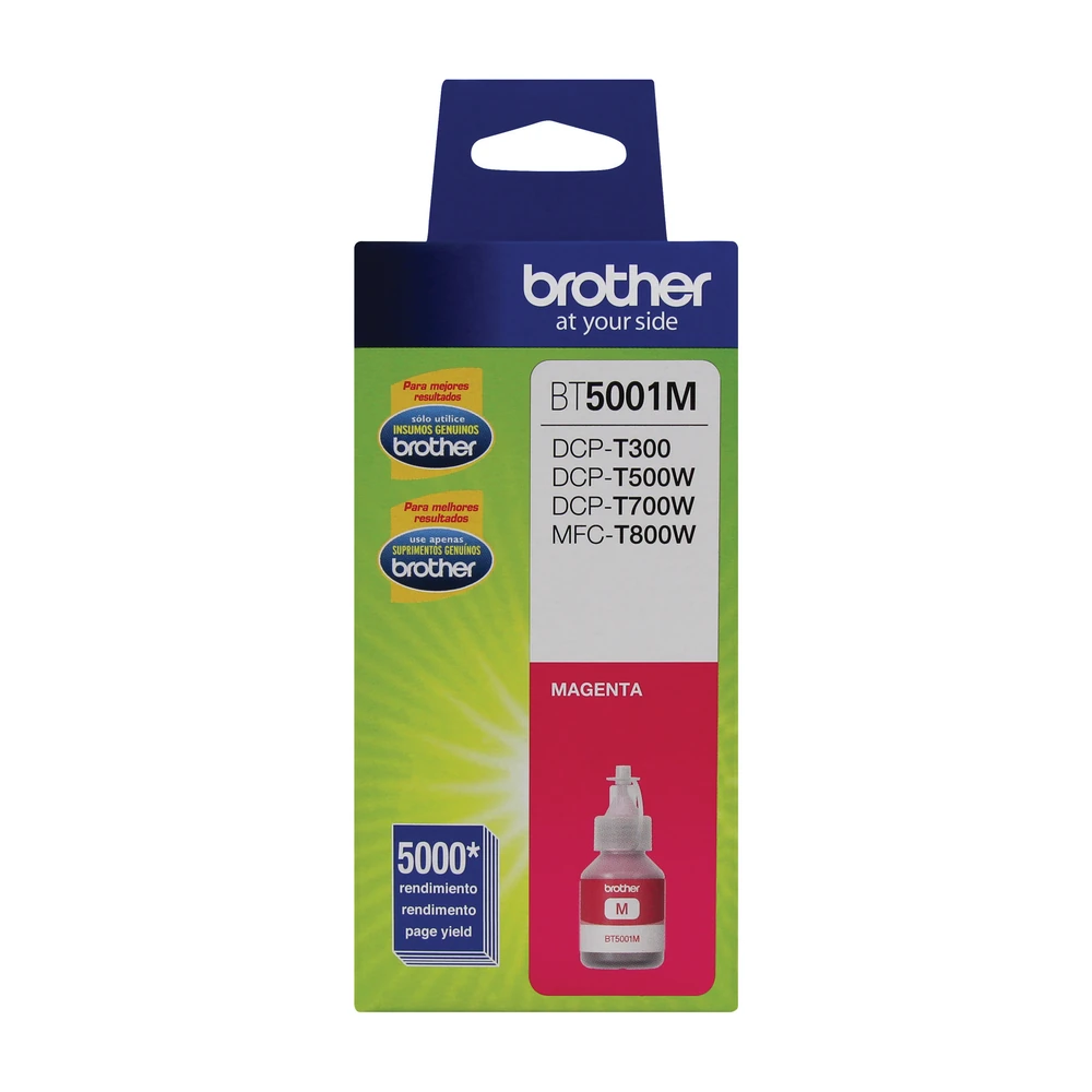 Tinta Brother BT5001M BT5000M magenta original 5000 paginas