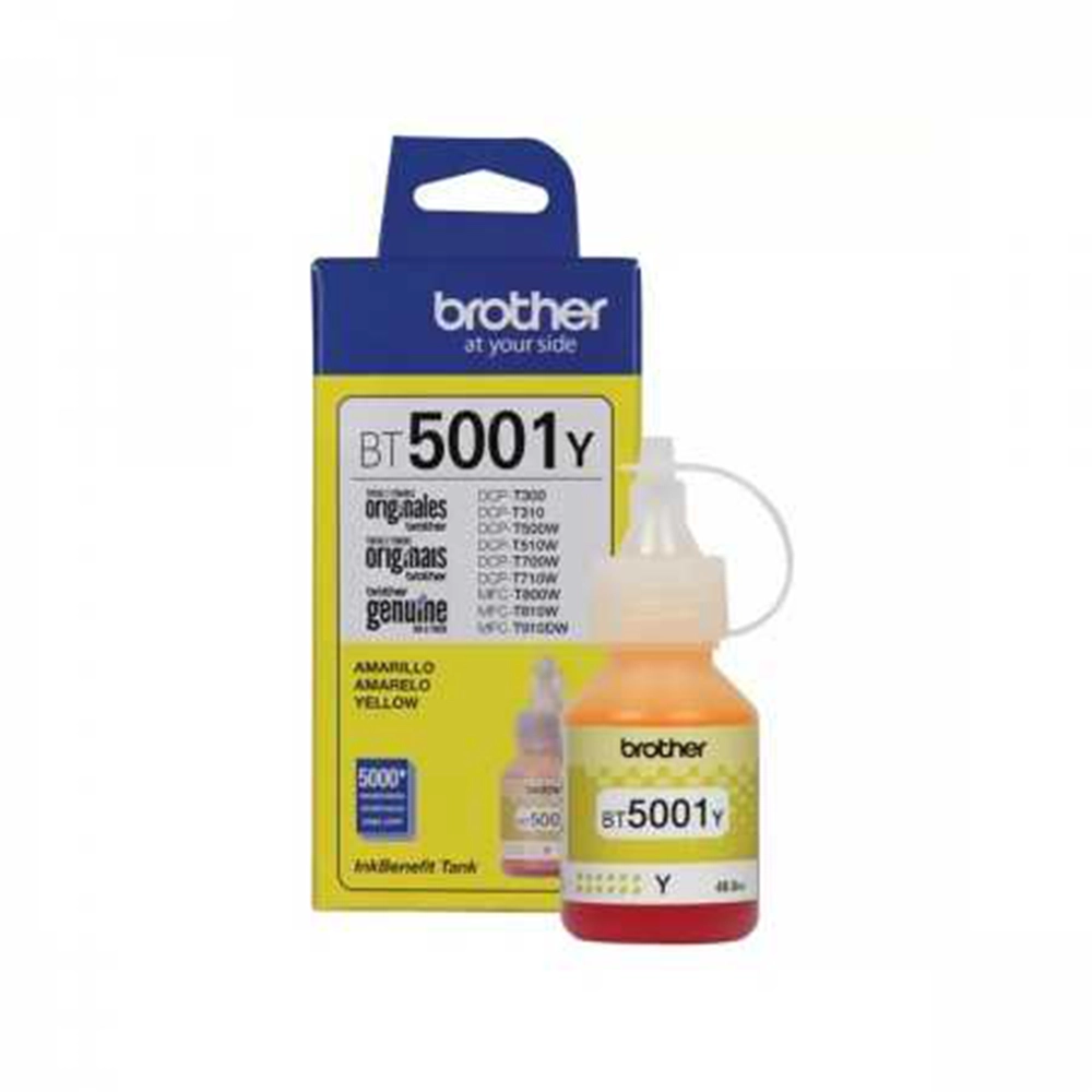 Tinta Amarilla Brother BT5001Y Alta Calidad Para Ink Benefit Tank