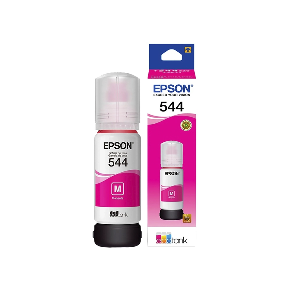 Tinta Epson 544 Magenta Original Botella Alto Rendimiento Impresora