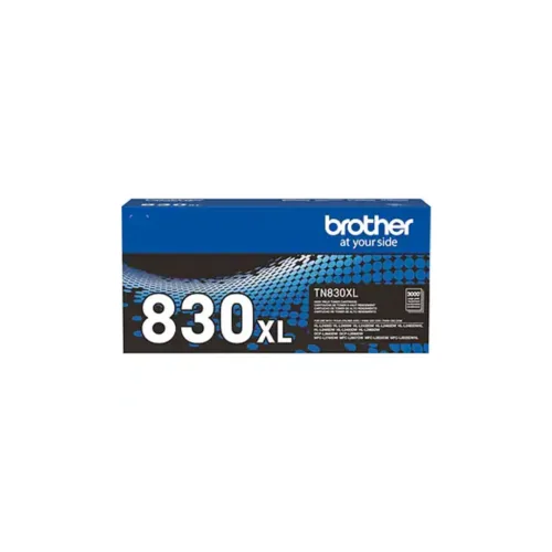 Tóner Láser Brother TN830XL Alto Rendimiento 3000 Páginas Negro