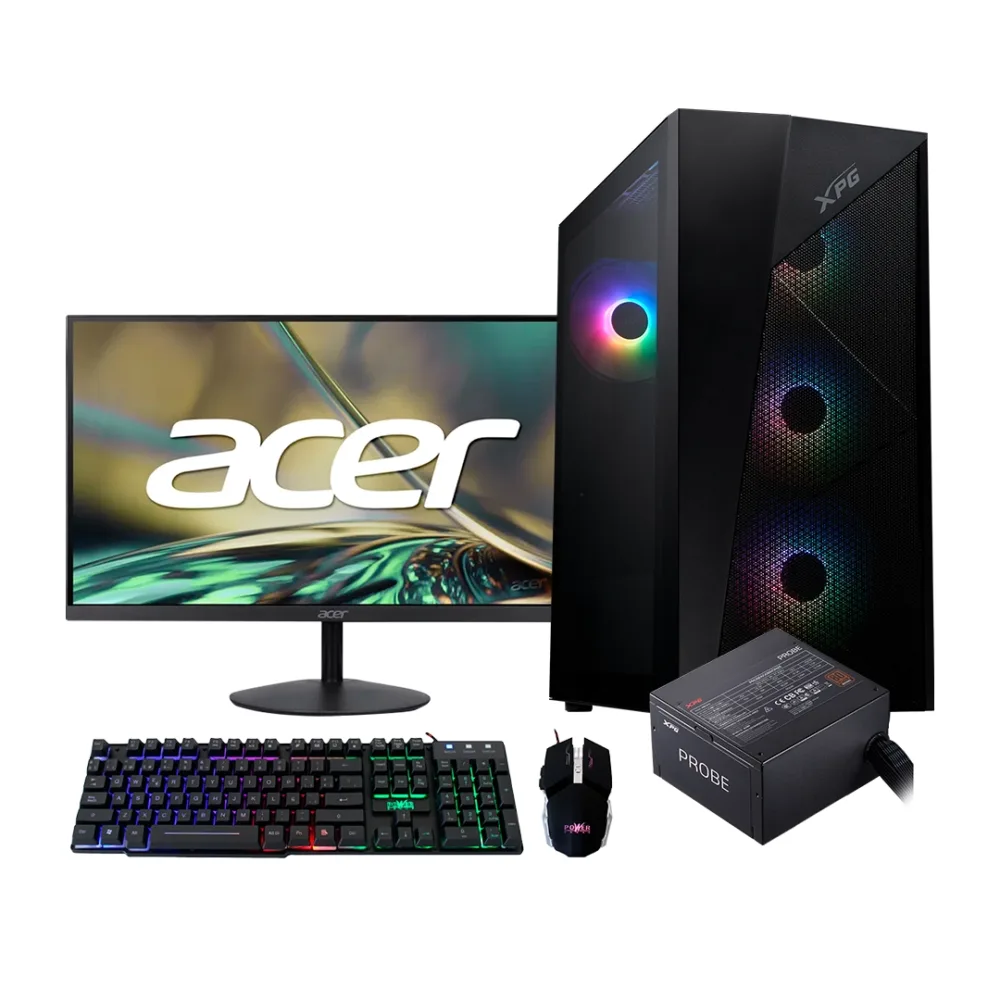 Torre PC AMD Ryzen 5-5600G 16GB 512GB SSD con Fuente Real