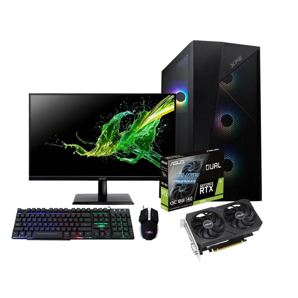PC Gamer Ensamblado R7-8700F-3050 Ryzen 7 8700F RTX 3050
