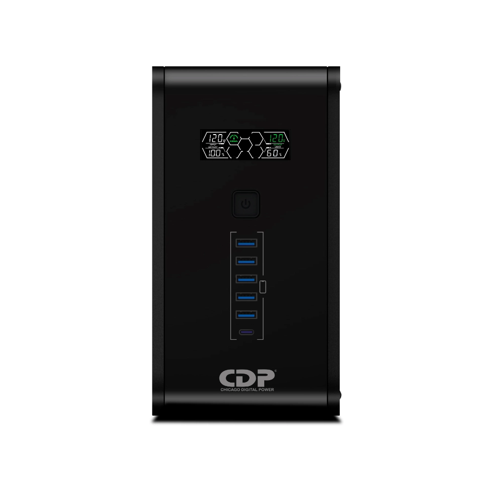 UPS Interactiva CDP R-SMART1210 1200VA/720W LCD 10 Salidas Profesional
