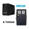 UPS Forza BT-751 750VA AVR 8 tomas 110V para PC y POS